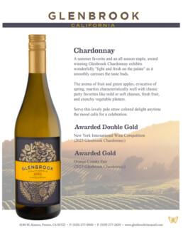 Sell Sheet 2023 Chardonnay
